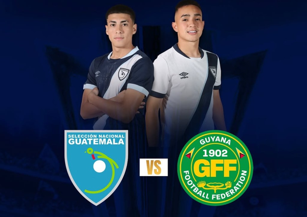 Luis Fernando Tena y el once titular de Guatemala ante&nbsp;Guyana