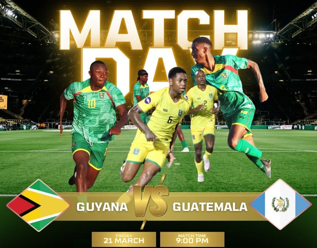 Convocatoria de Guyana para el Partido contra&nbsp;Guatemala