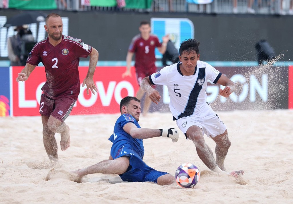 Histórica despedida: Guatemala cierra su primer Mundial de Futbol Playa con orgullo pese a derrota ante&nbsp;Bielorrusia