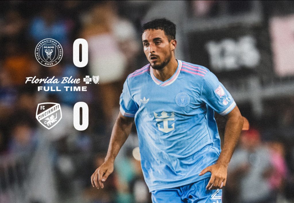 Sin Messi, sin goles, pero con De Paul en escena: Inter Miami resiste ante Cincinnati en un cierre de alto&nbsp;voltaje