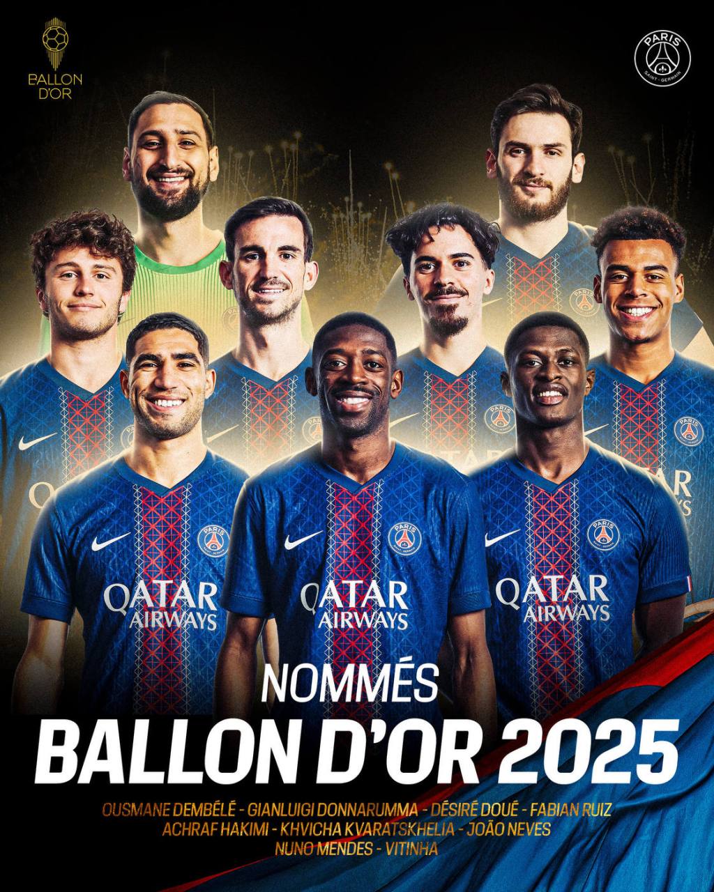 Balón de Oro 2025 sin Messi ni CR7: una nueva era se impone en la élite del fútbol