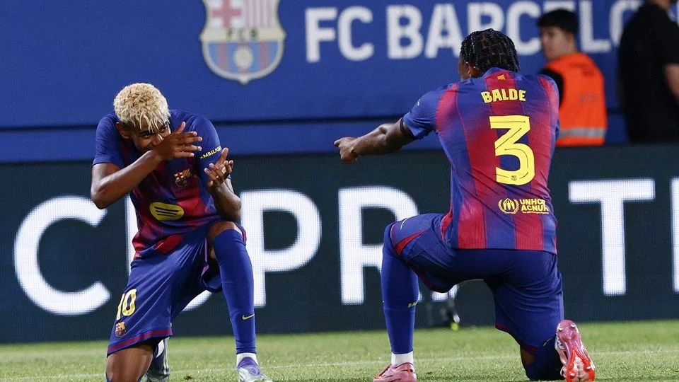 Fiesta en el Camp Nou: Lamine y Fermín brillan y el Barça manda aviso a&nbsp;Europa
