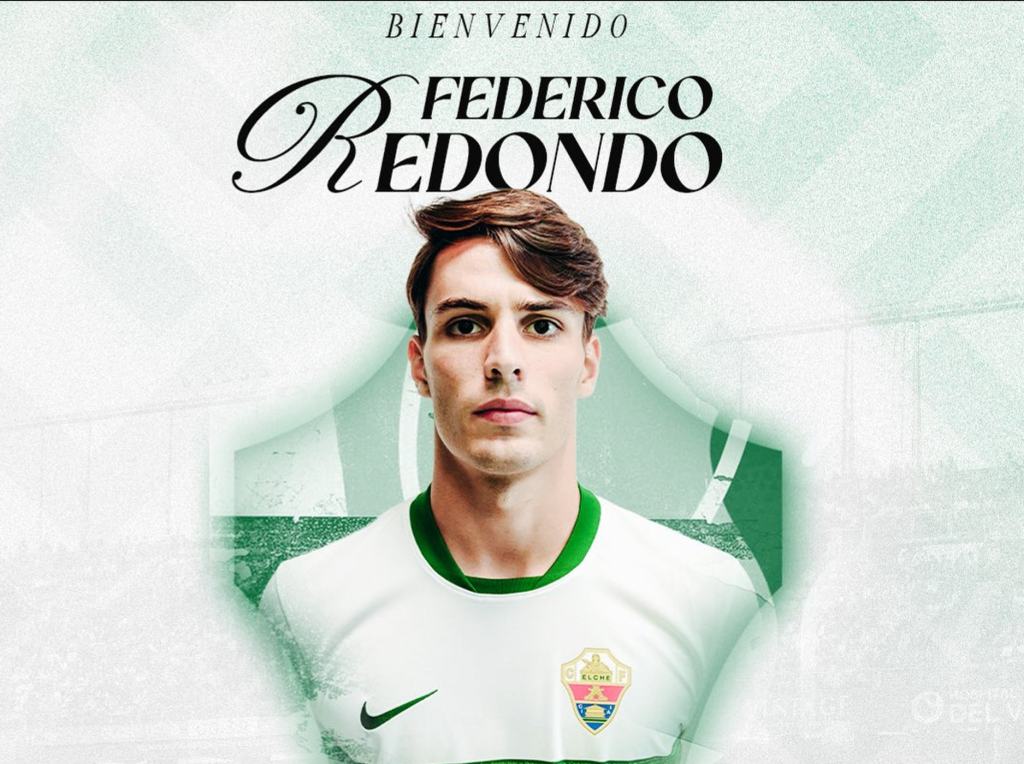 De Miami a España: Federico Redondo da el salto a LaLiga con el Elche&nbsp;CF