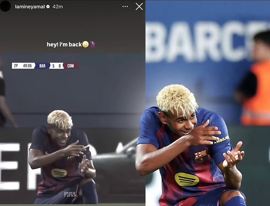 Lamine Yamal enciende la ilusión: el Barça celebra su inminente regreso