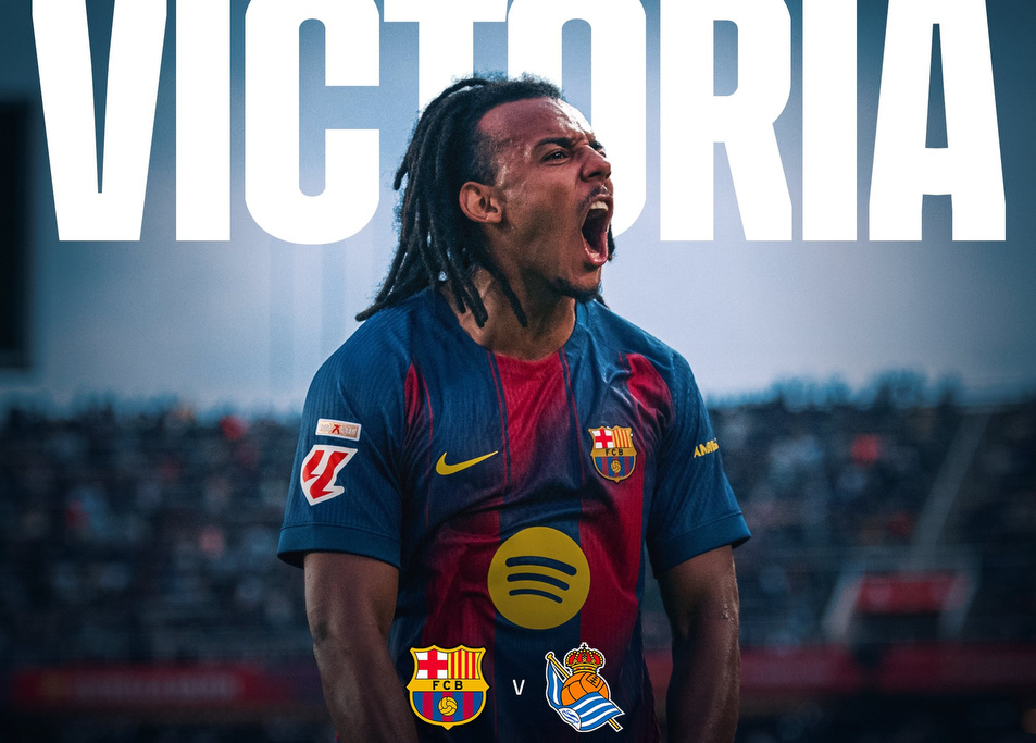 Barcelona remonta y se corona líder de LaLiga tras vencer a la Real&nbsp;Sociedad