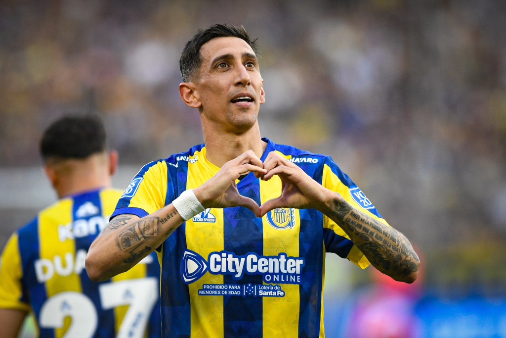 ‘Fideo’ mágico: Di María enloquece Rosario con un gol olímpico a&nbsp;Boca