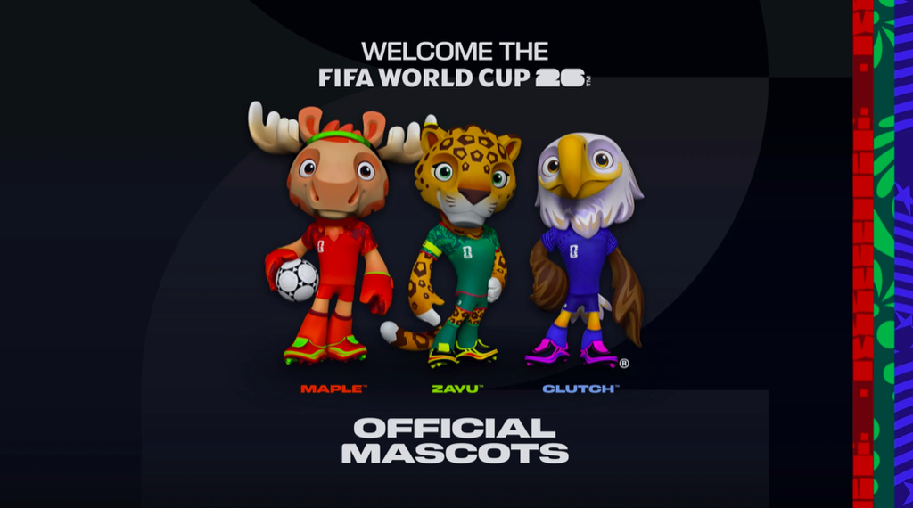 Maple, Zayu y Clutch: las mascotas que encenderán la pasión del Mundial&nbsp;2026