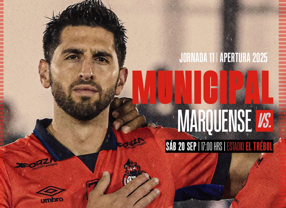 Choque de realidades en El Trébol: Municipal busca la cima y Marquense apuesta al debut de Diego&nbsp;Vásquez
