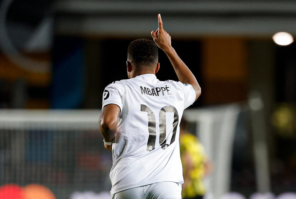 Mbappé brilla con un triplete y el Real Madrid aplasta 0-5 al Kairat en la Champions League