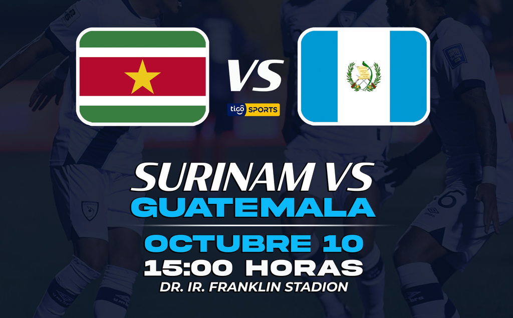 Surinam y Guatemala se juegan la ilusión mundialista en&nbsp;Paramaribo
