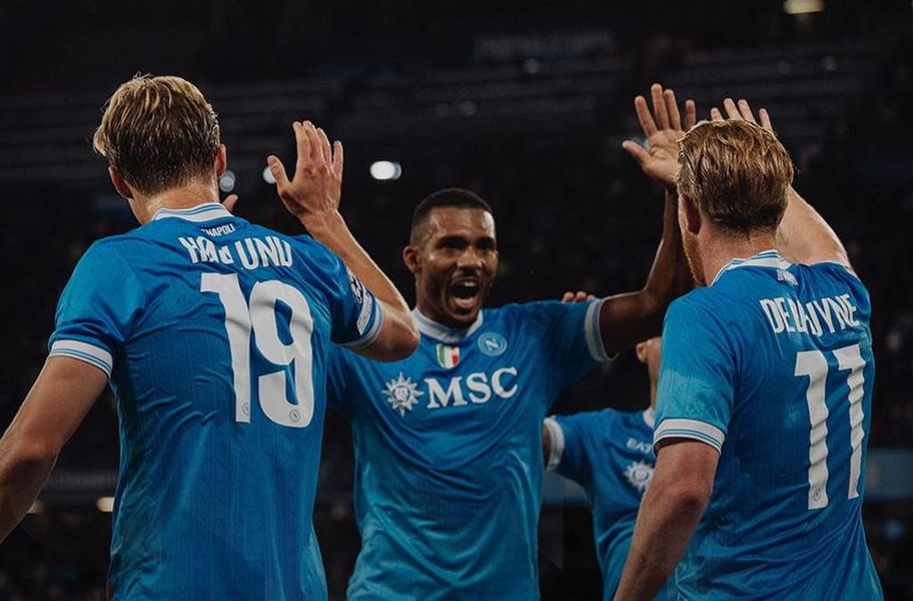 Højlund firma un doblete y devuelve al Napoli a la vida en la&nbsp;Champions