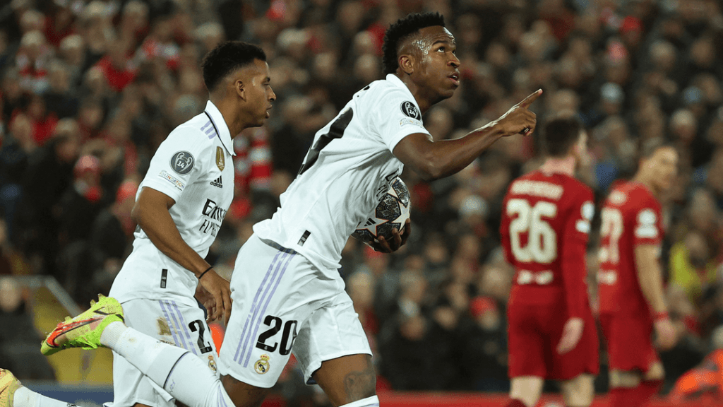 Vinicius vuelve a Anfield: el verdugo del Liverpool que convirtió el miedo en costumbre