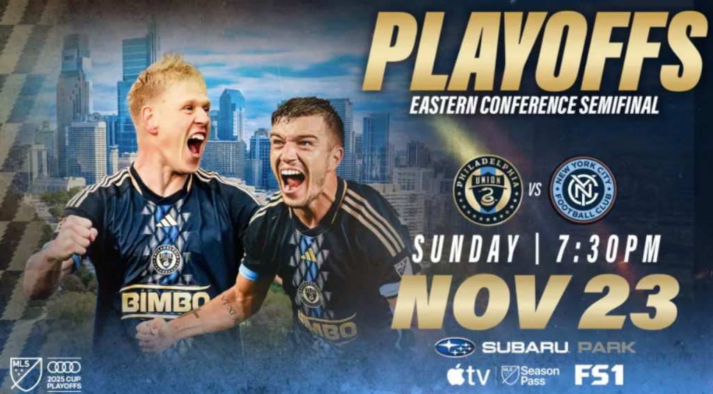 Philadelphia Union vs NYCFC: choque de gigantes por el pase a la Final del Este en la MLS Cup&nbsp;2025
