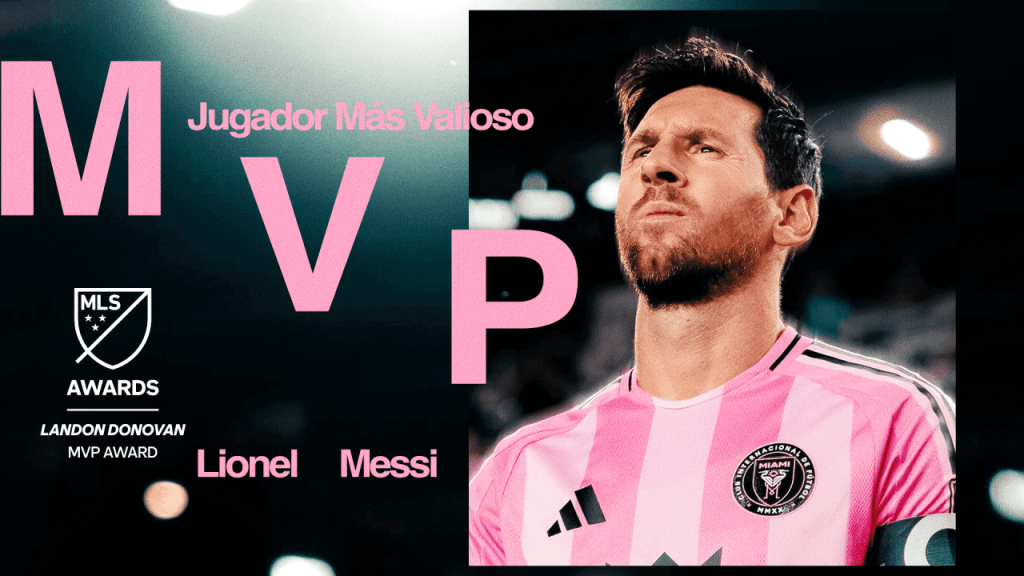 Messi hace historia (otra vez): MVP de la MLS por segundo año&nbsp;consecutivo