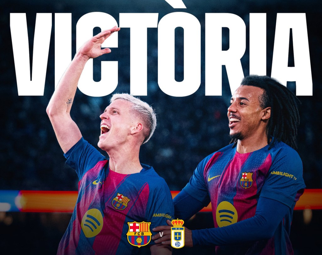 Barcelona se impone al Oviedo y recupera el liderato de LaLiga con&nbsp;autoridad