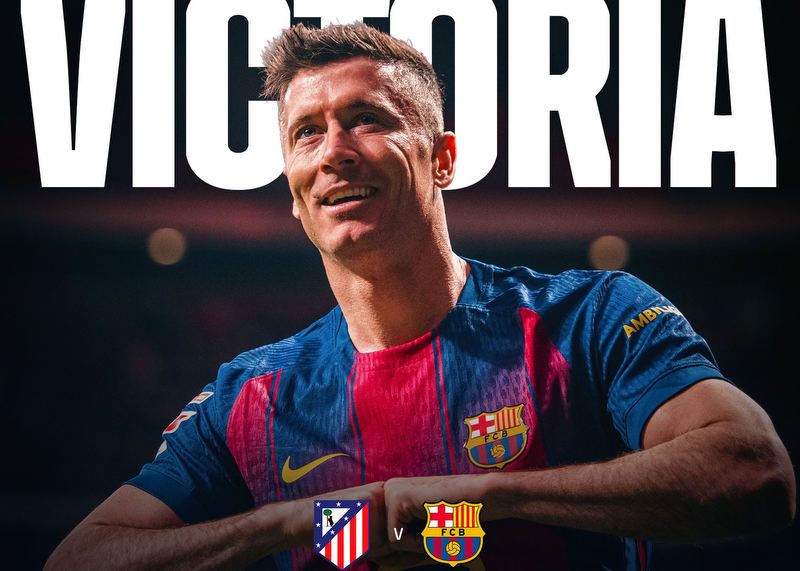 Lewandowski brilla en el triunfo del Barça contra el&nbsp;Atlético