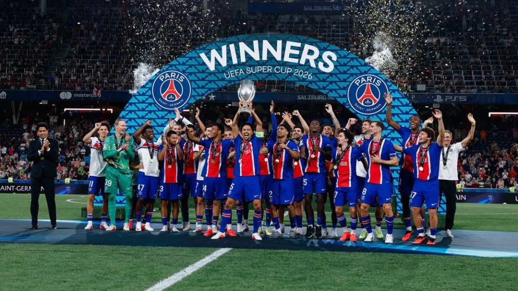 PSG vuelve a celebrar en Europa: Doué firma el gol que derrota al Aston&nbsp;Villa